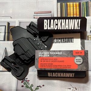 Blackhawk Leather Tuckable Holster - Black